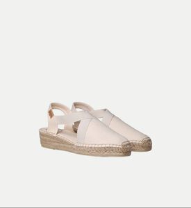 Toni Pons Verona Linen Comfort Wedge Espadrille, Off-white, Eu-39, Packshot View