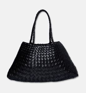Dragon Diffusion Santa Croce Big Leather Bag, Black, Packshot View