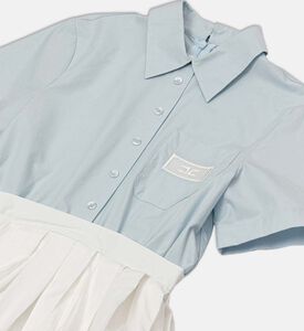 La Mia Bambina Short-sleeve Shirt Pleated Dress, Packshot View