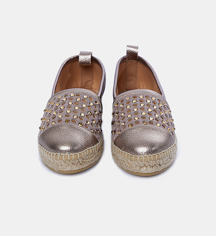 حذاء إسبادريل قنب بأحجار الراين