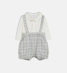 Plaid Patten Regular-fit Shorts Set