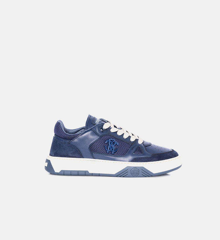 Suede Leather Logo-label Sneakers