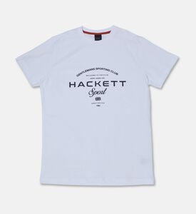 Hackett London Logo-print Crewneck T-shirt, White, 13y, Packshot View