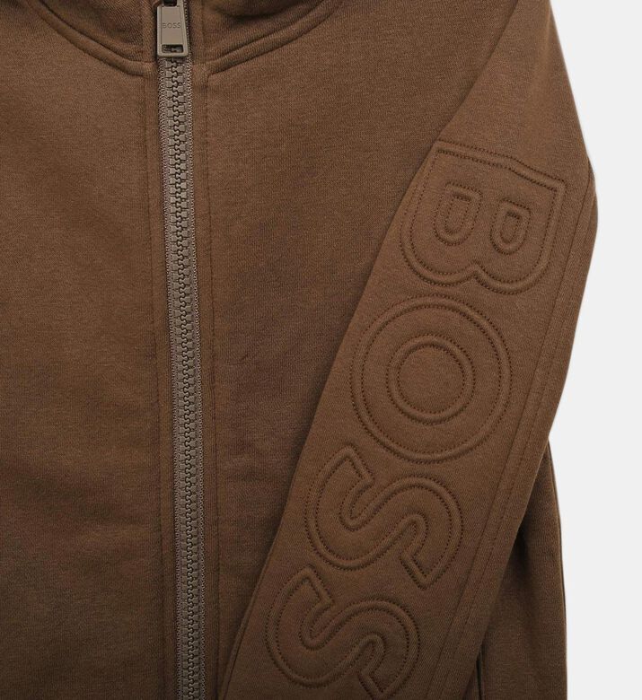 سويت شيرت بغطاء رأس من القطن والصوف