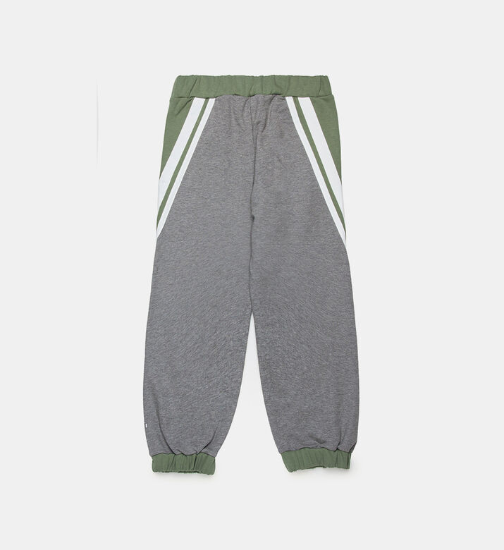 Cotton Two-tone Logo Sweatpants