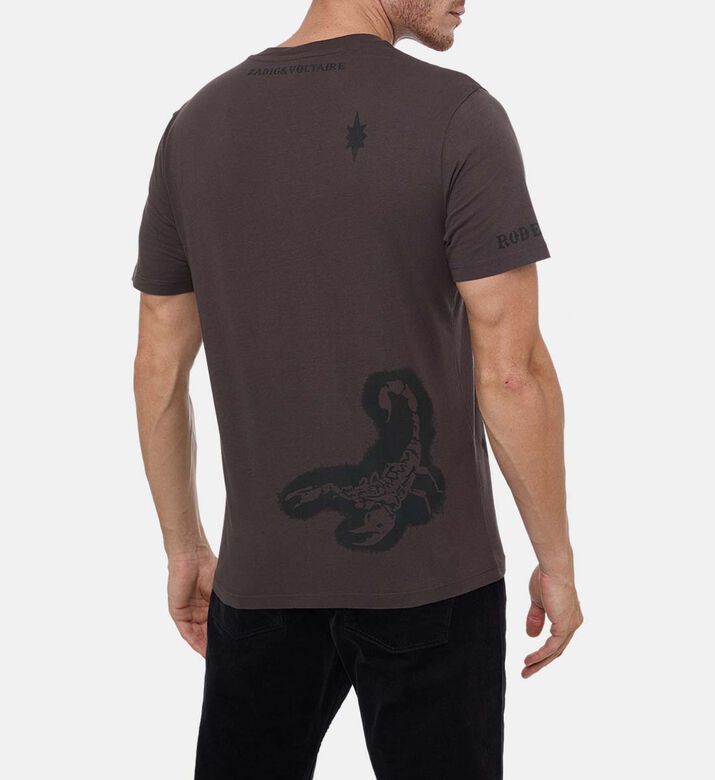 Zadig et Voltaire Cotton Crewneck Short-sleeve T-shirt, Model View