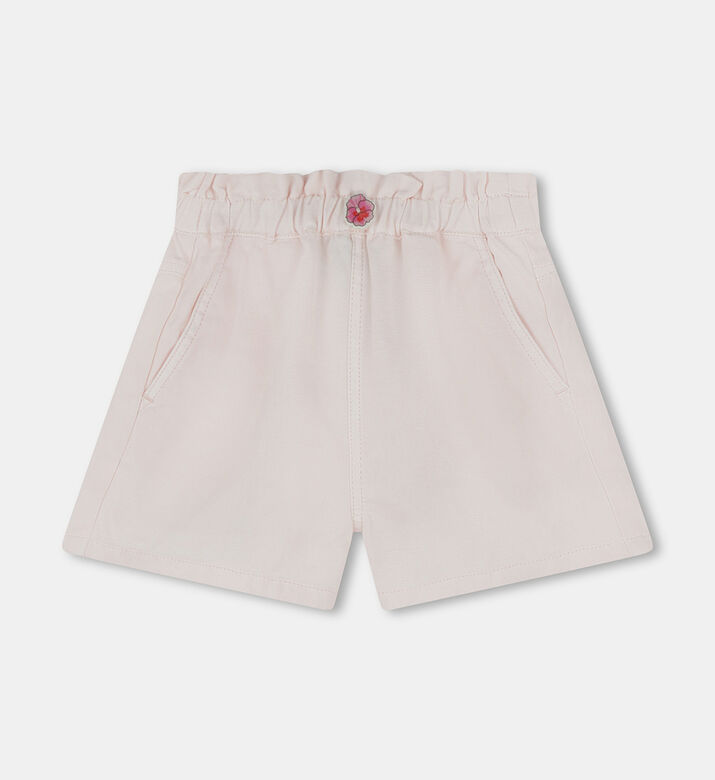 Embroidered Elasticated Waist Shorts
