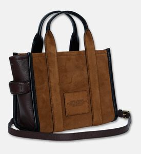 Marc Jacobs The Suede Debossed Small Tote Bag, Light-brown, Packshot View