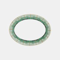 Emerald Oval Large Platter Plate