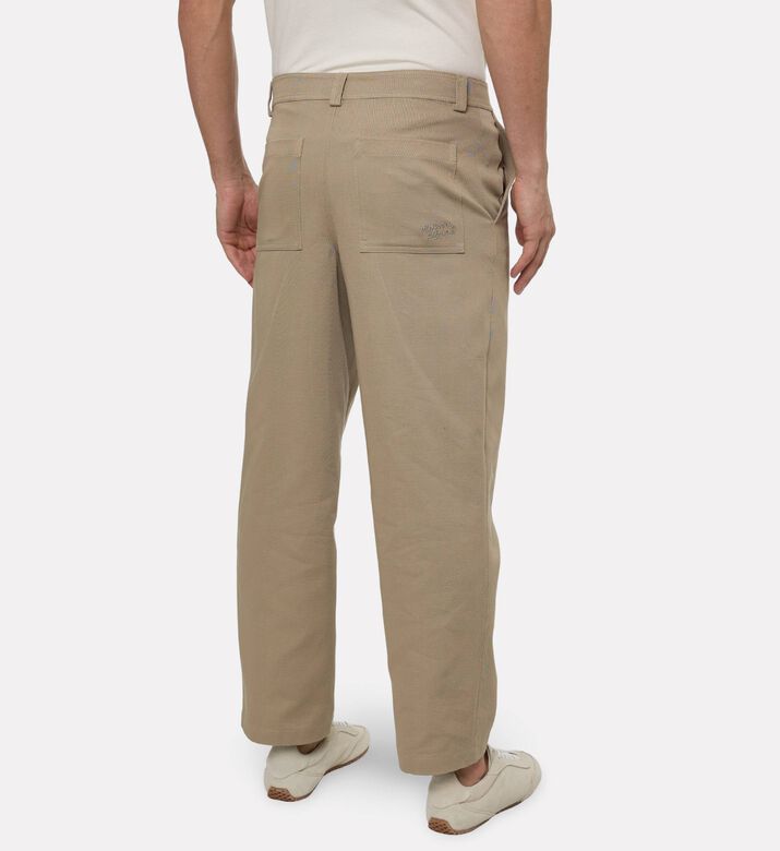 Maison Kitsune Classic Button Closure Regular-fit Pants, Model View