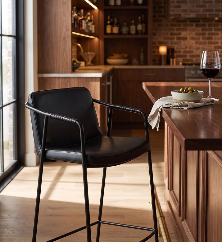 Boto Synthetic Leather Bar Chair