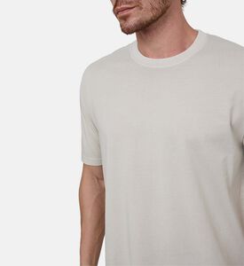 Logo-detail Knit T-shirt