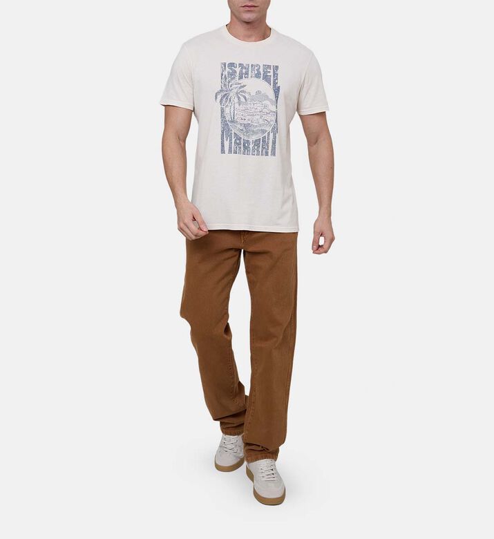 Tropical-inspired Print T-shirt