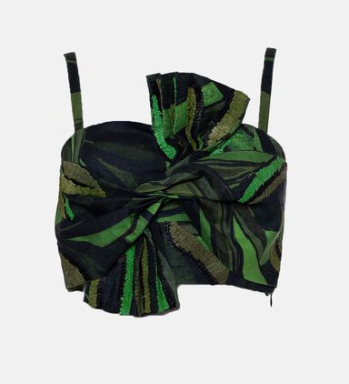 Coconut Tree Flow Crop Top