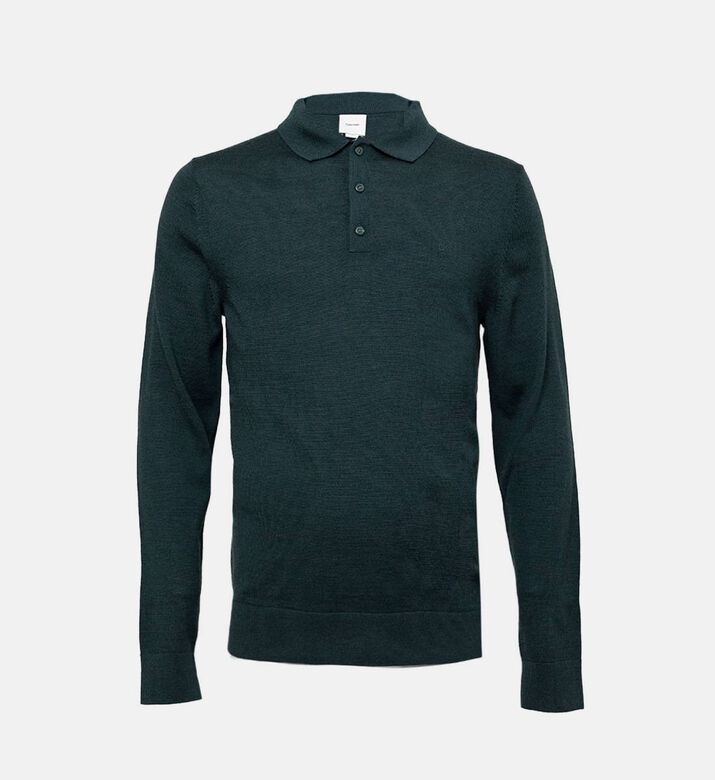 سويت شيرت بولو بصوف ميرينو