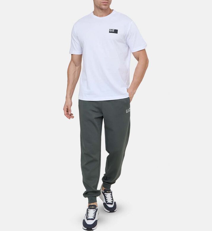 تيشيرت قطن بطبعة شعار