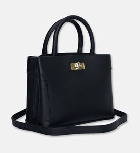 Maya.M Minimalistic Trapezoid Bag, Black, Packshot View