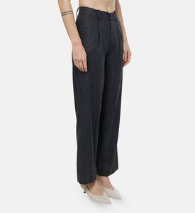 Zadig et Voltaire Stripe-print Wide-leg Pants, Model View