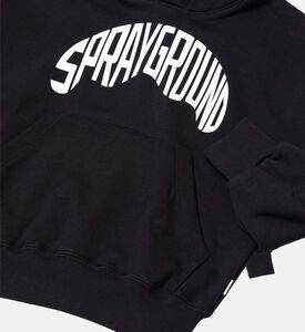 Sharkshape Logo-print Basic Hoodie