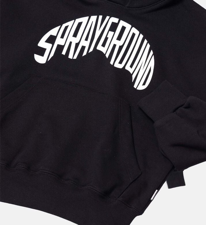 هودي أساسي بطبعة شعار بشكل قرش هودي أساسي بطبعة شعار بشكل قرش