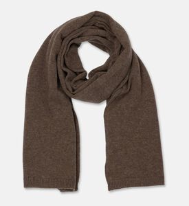 Galeries Lafayette Knit Regular-fit Scarf, Brown, Packshot View