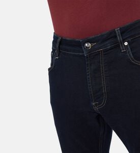Pal Zileri Dark Wash Straight-leg Jeans, Model View Pal Zileri Dark Wash Straight-leg Jeans, Model View