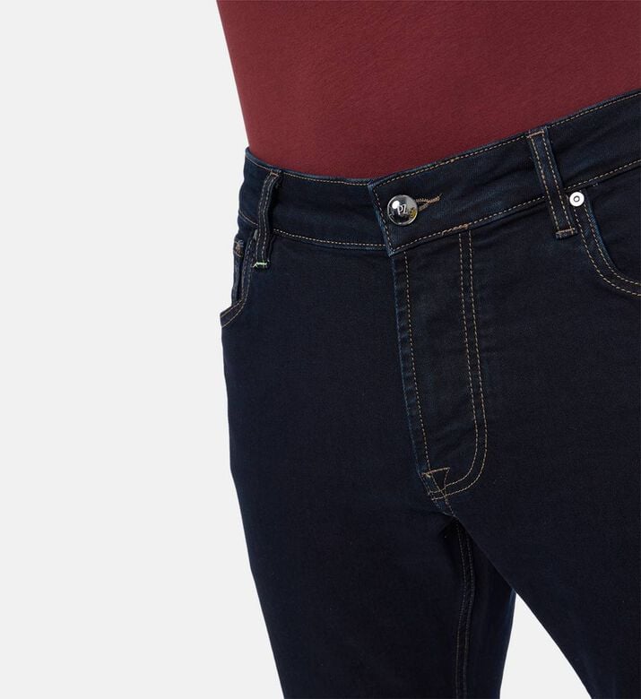 Pal Zileri Dark Wash Straight-leg Jeans, Model View Pal Zileri Dark Wash Straight-leg Jeans, Model View