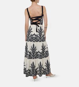 Alice and Olivia Embroidered Sleeveless Maxi Dress, Model View Alice and Olivia Embroidered Sleeveless Maxi Dress, Model View