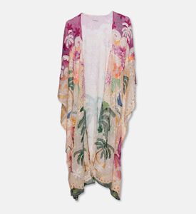 Agua Bendita Atzi Mesh See-through Embroidered Tunic, Packshot View