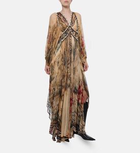 Mes Demoiselles All-over Print Flared Dress, Model View