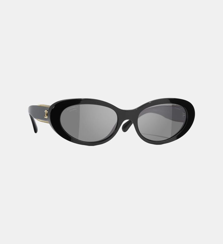 Cat-eye Chain Detail Sunglasses