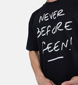 Text Print Crewneck T-shirt