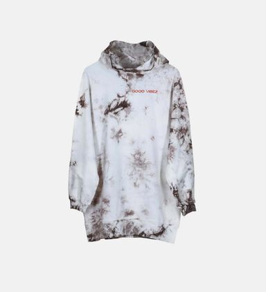 Optical Fusion Hoodie-dress