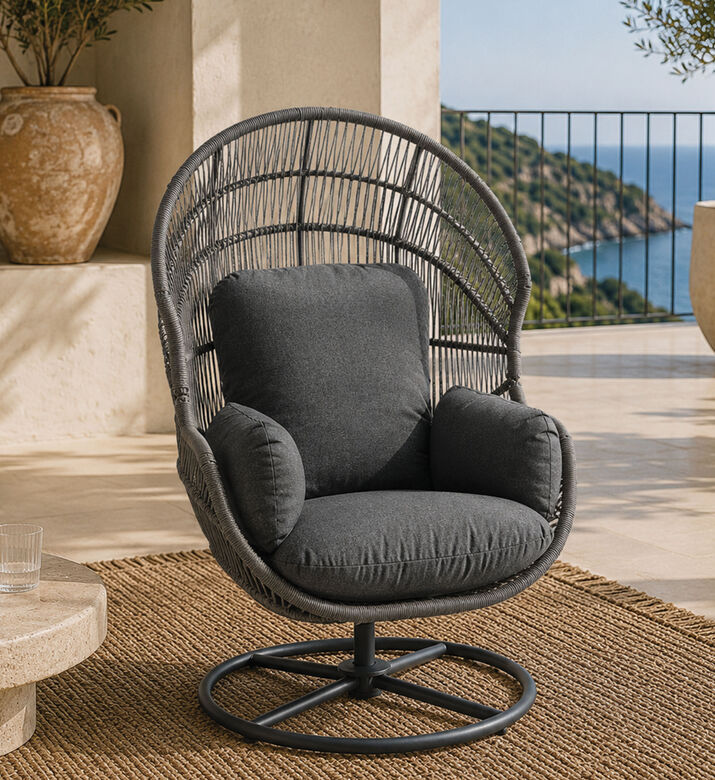Home Deco and More Tommy Swivel Chair, Packshot View