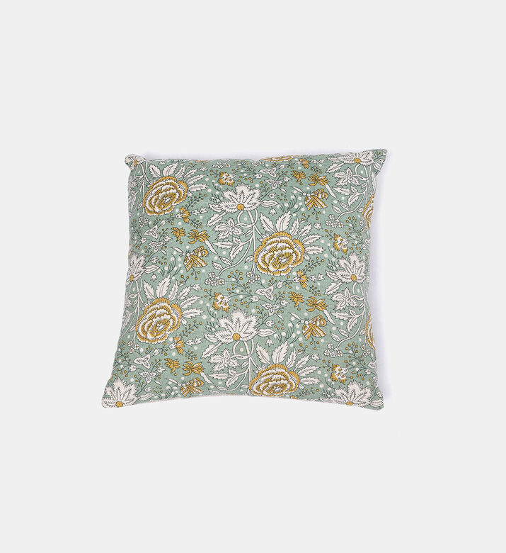 Home Deco and More Lalit Linen Block-print Vaccumed Cushion, Packshot View