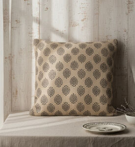 Home Deco and More Lariya Handloom Cotton Filled And Vaccumed Cushion, Packshot View