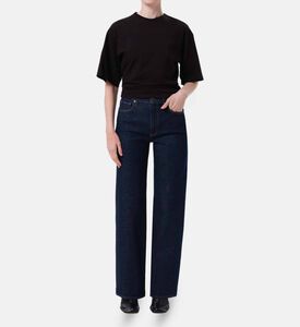 Agolde Mide Rise Regular-fit Denim Pants, Model View