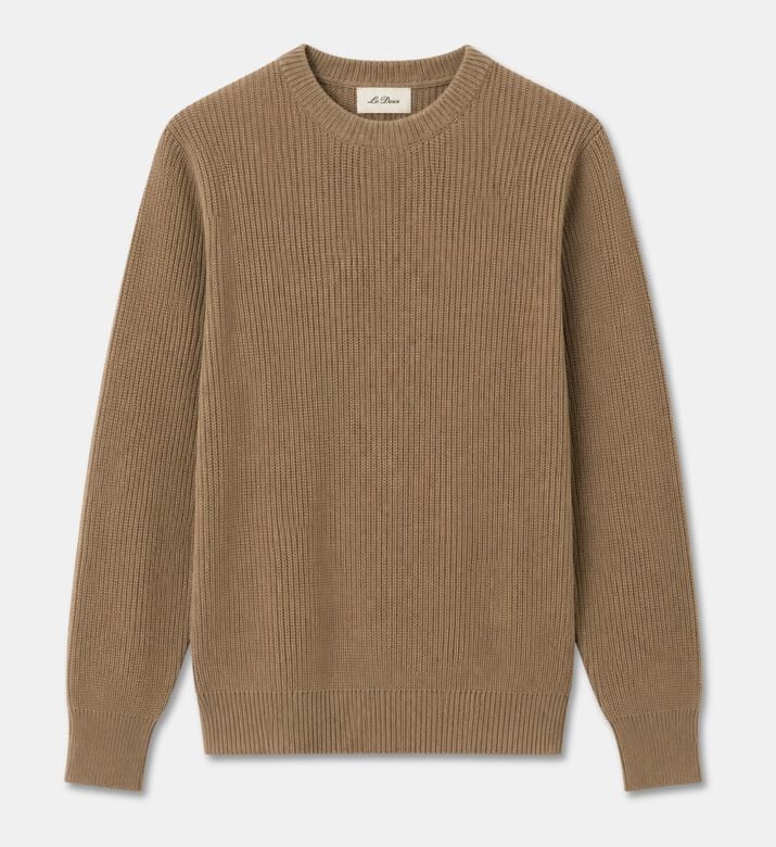 Les Deux Ribbed Crewneck Sweater, Packshot View
