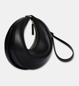 Mlouye Calf Leather Crescent Shoulder Bag, Packshot View