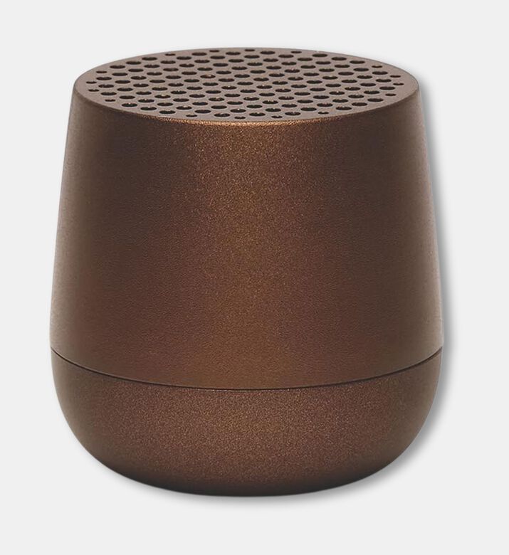 Lexon Design Mini Bluetooth Speaker, Brown, Packshot View