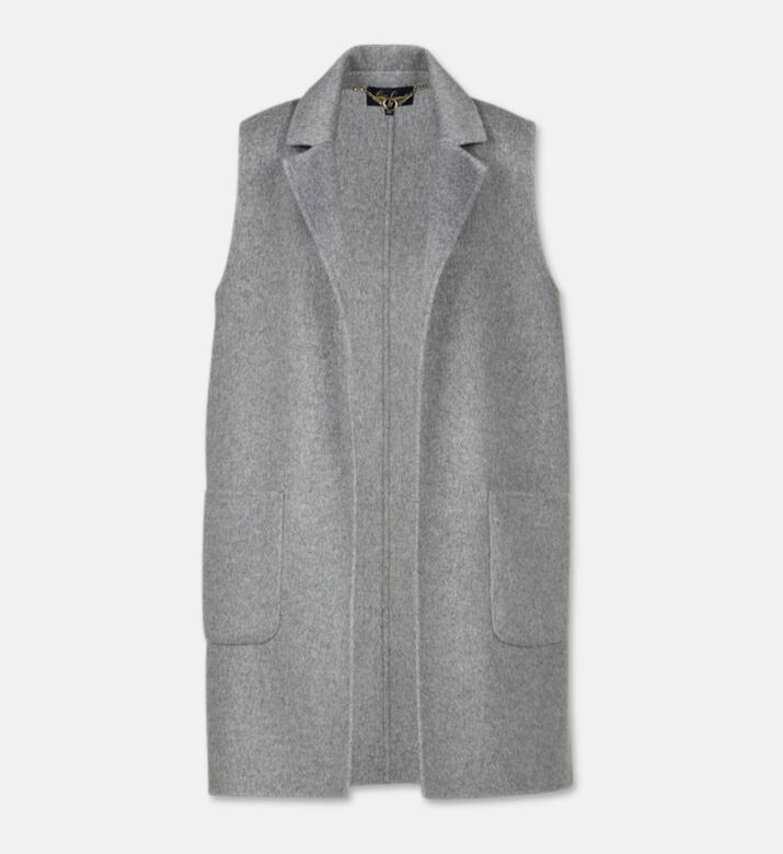 Luisa Spagnoli Coat, Light-grey, L, Packshot View