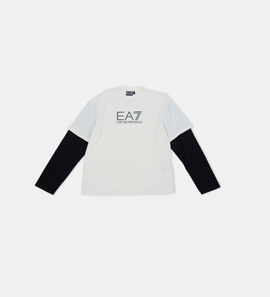 Contrast Sleeve Logo T-shirt