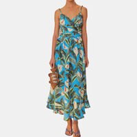 Anthurium Garden Lenzing Ecovero Euroflax Maxi Dress