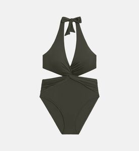 Waist Cutout One-piece Swimsuit