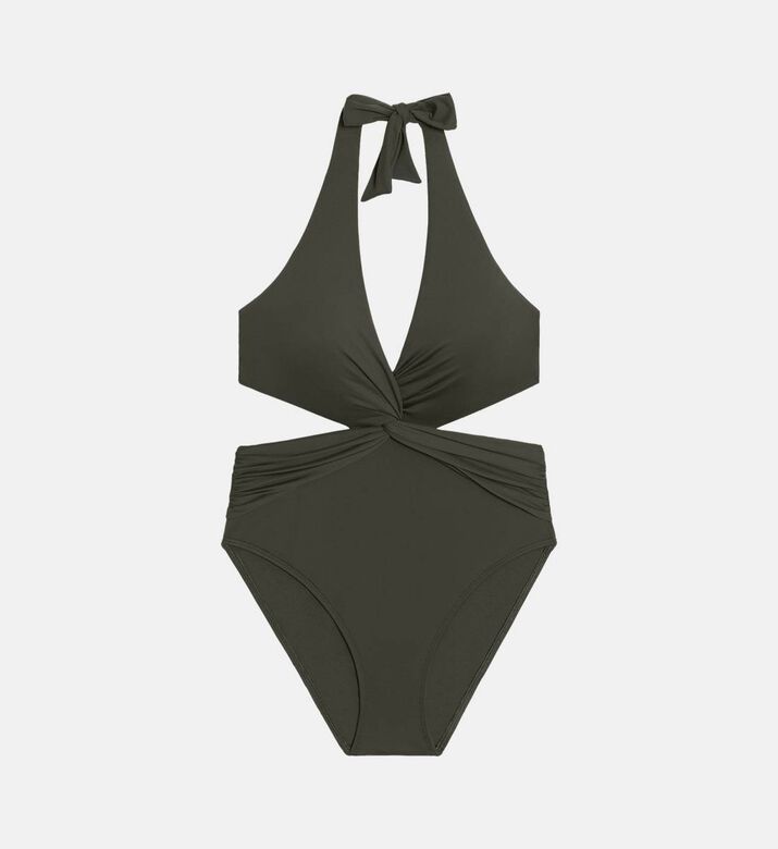 Waist Cutout One-piece Swimsuit