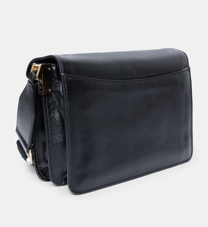 Trunk Medium Leather Shoulder Bag