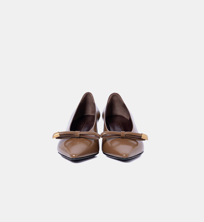 Roberto Festa Classic Pointed-toe Pumps, Brown, Eu-40, Packshot View