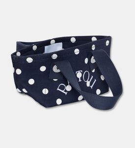 Patou Polka-dot Embroidered Logo Tote Bag, Packshot View
