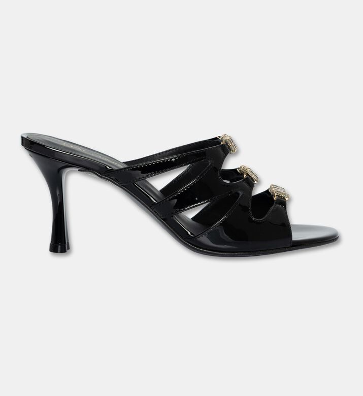 Baldinini Patent Cut-out Mule Sandals, Packshot View