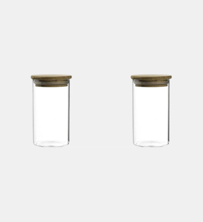 Home Deco and More Borosilicate Glass Jar Set, Packshot View